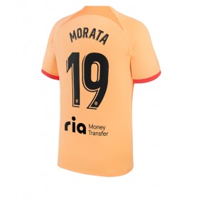 Herren Fußballbekleidung Atletico Madrid Alvaro Morata #19 3rd Trikot 2022-23 Kurzarm